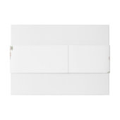 桃クラシックフローラフォーマル結婚の 招待状ベリーバンド (裏面例)