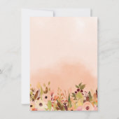 桃グラデーションリース結婚ズ セーブザデート (裏面)