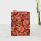 桃グリーティングカード カード (裏面)