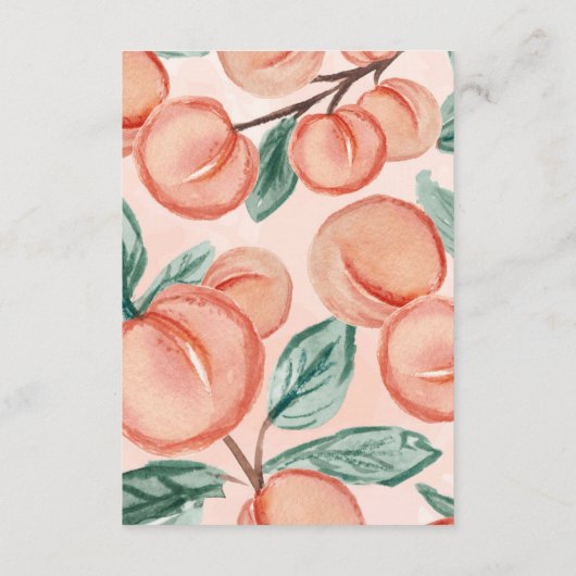 桃サンキューカードノートレター エンクロージャーカード (裏面)