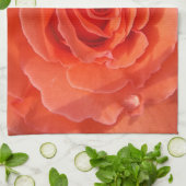 桃バラタオル キッチンタオル (折り畳み)