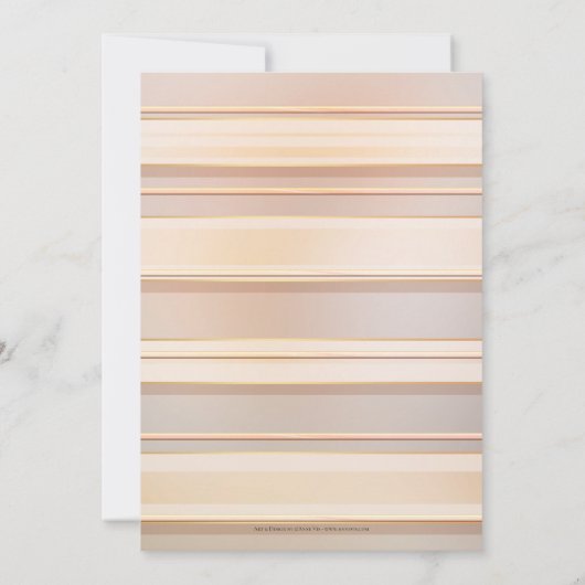 桃バララブストーリーブック結婚式招待状 招待状 (裏面)