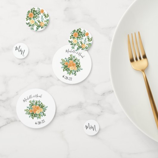 桃バラ結婚ヴィンテージ コンフェッティ (グループ)