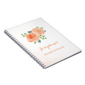 桃バラ結婚企画手帳 ノートブック (右側)