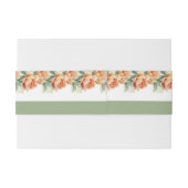 桃バラ花フローラのBranc結婚水酸化酵素 招待状ベリーバンド (裏面例)