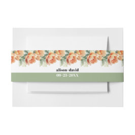 桃バラ花フローラのBranc結婚水酸化酵素 招待状ベリーバンド