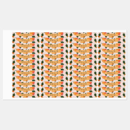 桃パーソナライズされた柄かわいい桃 ラベル