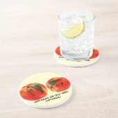 桃パーソナライズされた漫画 コースター (側面)