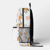 桃パーソナライズされた、アプリコットおよびRX薬局 プリントバックパック (右)