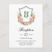 桃フローラクレストウェディングレセプション エンクロージャーカード (正面)