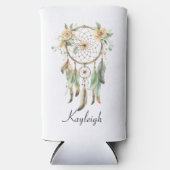 桃フローラグリーンドリームキャッチャー スリム缶クーラー (正面)