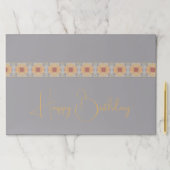 桃フローラグレーテーブルデコール ペーパーパッド (インサイチュ)