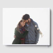 桃フローラダスティブルー2枚結婚の写真 ゲストブック (裏面)