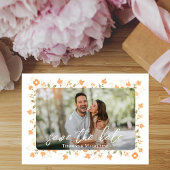桃フローラフォトコラージュ結婚ズ セーブザデート