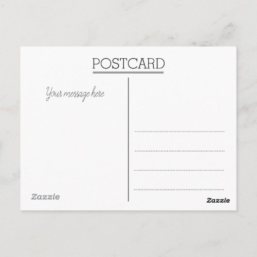 桃フローラ写真結婚の感謝はがき ポストカード (裏面)