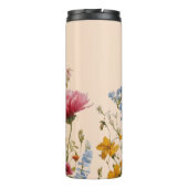 桃フローラ初めて母のギフト熱タンブラー タンブラー (裏面)