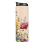 桃フローラ初めて母のギフト熱タンブラー タンブラー (回転右)