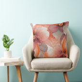 桃フローラ水色 クッション (椅子)