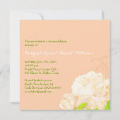 桃フローラ結婚のリハーサルディナー 招待状 (裏面)