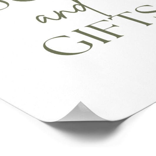 桃フローラ赤ちゃんシャワーブック&ギフトポスター ポスター (角)