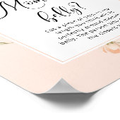 桃ママの腹のゲーム大きい ポスター (角)