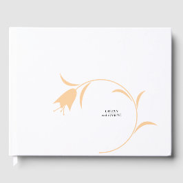 桃モダンチューリ結婚ップ ゲストブック