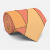 桃三角形ジオメトリ ネクタイ (ロール)