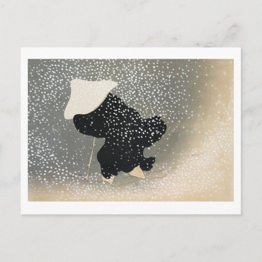 桃代ヶ草の鶴を神坂雪花 ポストカード (正面)