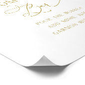 桃佐バーサイン赤ちゃんシャワードリンクバーポスター ポスター (角)