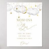 桃佐バーサイン赤ちゃんシャワードリンクバーポスター ポスター (正面)