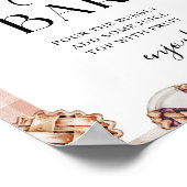 桃佐バーリトルかわいこちゃんパイベイビーシャワーパーティー ポスター (角)