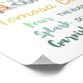 桃佐バー標識 ポスター (角)