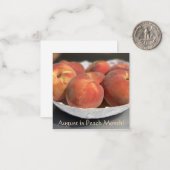 桃威厳があるの月だ! ノートカード (正面/裏面インサイチュ)