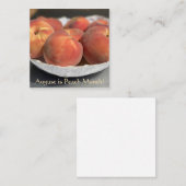 桃威厳があるの月だ! ノートカード (正面/裏面)