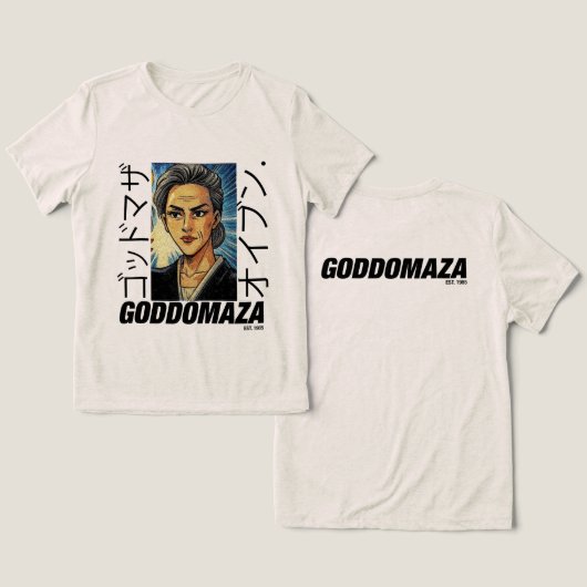 桃子HEAD BWスケッチ トライブレンドTシャツ (デザイン正面&裏面)