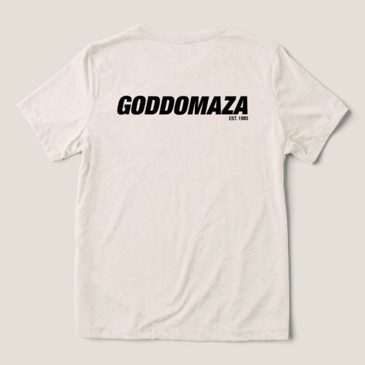 桃子HEAD BWスケッチ トライブレンドTシャツ (デザイン裏面)