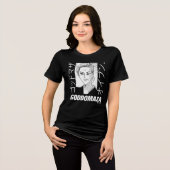 桃子HEAD BWスケッチ トライブレンドTシャツ (正面全面)