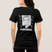 桃子HEAD BWスケッチ トライブレンドTシャツ (裏面)