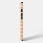 桃市松模様に白ギンガムパターン Case-Mate iPhoneケース (裏面 / 左)