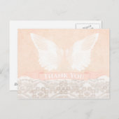 桃感謝してい洗礼《キリスト教》洗礼式や命名式感謝してい君 ポストカード (正面/裏面)