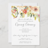 桃水色フローラ開場式 招待状 (正面)