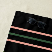 桃淡い色の牡丹 ビーチタオル (インサイチュ)