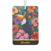 桃矢が花の間に隠れる カーエアーフレッシュナー (裏面)