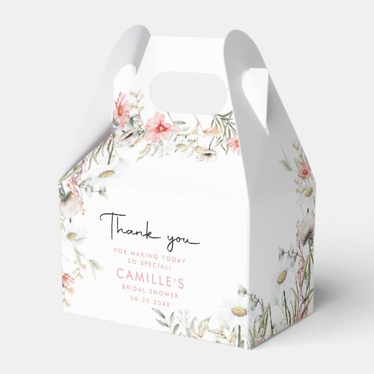 桃素朴野花 フェイバーボックス (正面サイド)