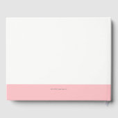 桃結婚菊 ゲストブック (裏面)