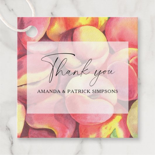 桃結婚- Thank You フェイバータグ (正面)