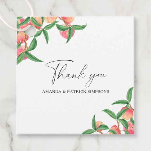 桃結婚- Thank You フェイバータグ (正面)