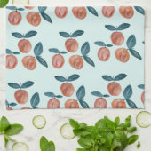 桃絵画の甘い桃 キッチンタオル (折り畳み)