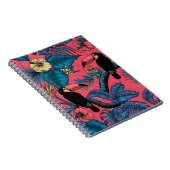 桃缶庭園(赤と青) ノートブック (右側)