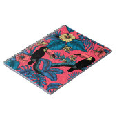 桃缶庭園(赤と青) ノートブック (左側)